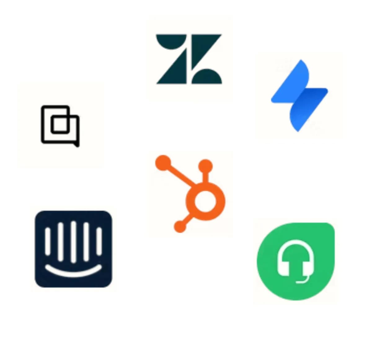 Outils de support compatibles : Zendesk, HubSpot, Intercom, Freshdesk, Jira